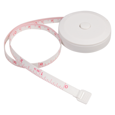 Рулетка Tools Taylor 1,5 метра, пластиковая, с мягкой лентой, белая