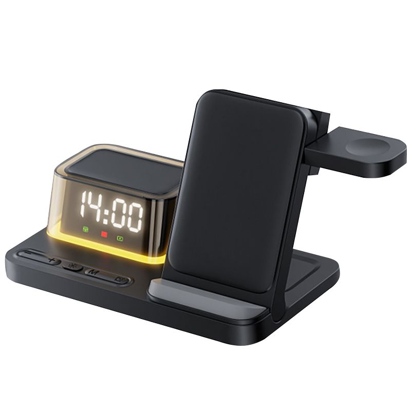 Беспроводное мультизарядное устройство Volt 15W (7в1), черный