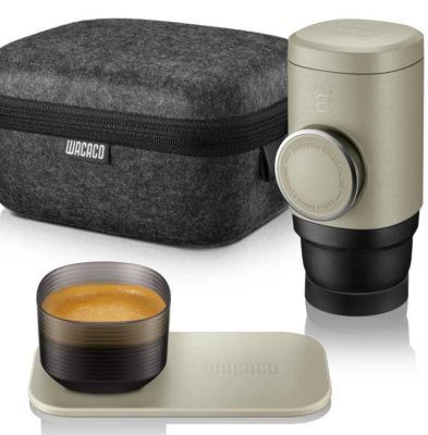 Ручная капсульная мини-кофемашина Minipresso NS2 + чашка, поддон, щетка, чехол