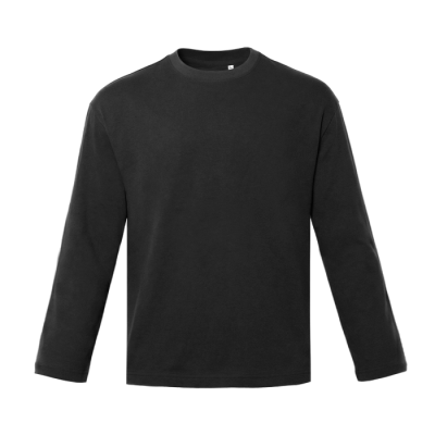 Лонгслив STAN хлопок 240, 304, Чёрный,  (20)  (44/XS)