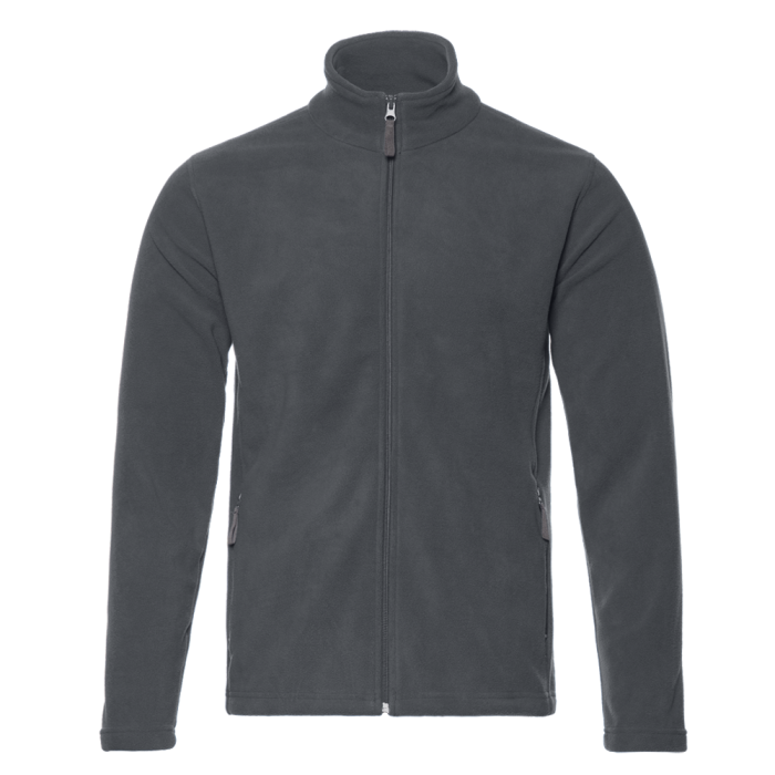 Толстовка унисекс STAN на молнии микрофлис 200, 21, Тёмно-серый,  (100/1)  (XXS)