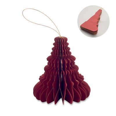 Christmas paper tree hanger