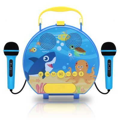 Караоке-колонка с микрофонами, детская