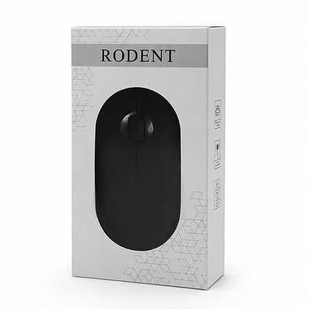 Мышь компьютерная беспроводная Rodent, черная