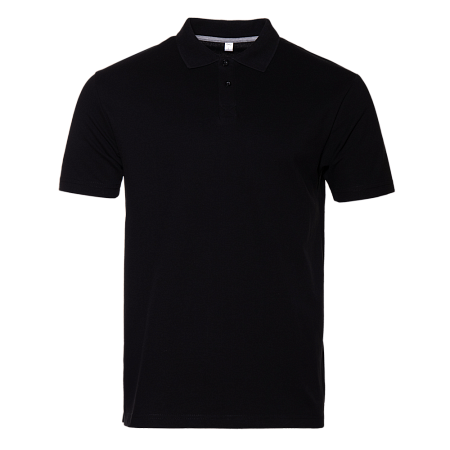 Рубашка поло унисекс STAN хлопок 185, 04U, Чёрный,  (20)  (58/4XL)