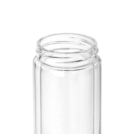 Бутылка стеклянная с двойными стенками Aravia, синяя