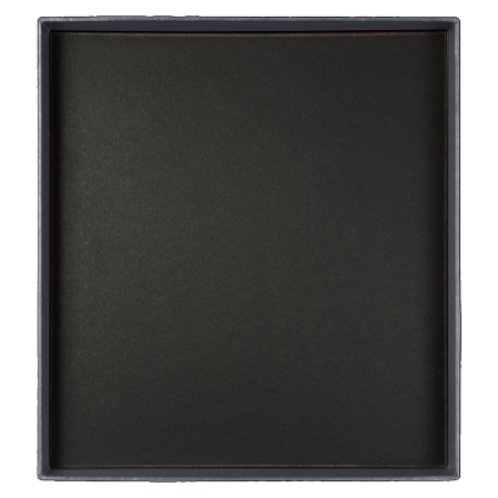 Коробка подарочная, размер  203*220*30 мм,  Solution Gift Linen  для ежедневника и ручки, антрацит (темное серебро)