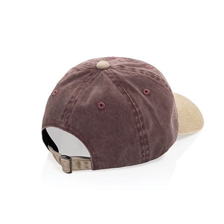 Бейсболка BEAU AWARE™ из двухцветной хлопковой саржи, 6 клиньев, 270 г/м²