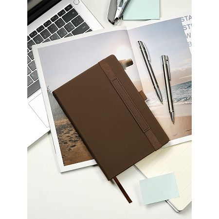 Ежедневник Alpha недатированный, коричневый/бежевый