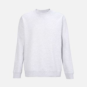 Свитшот унисекс Columbia, светло-серый меланж, размер 3XL