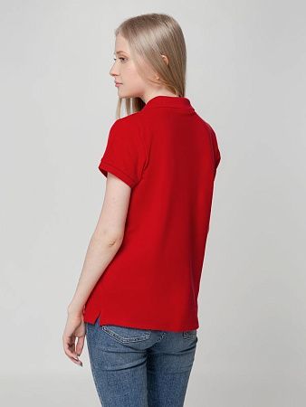 Рубашка поло женская Virma Lady, красная, размер S