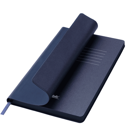 Ежедневник Latte soft touch недатированный, синий