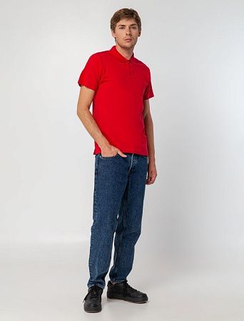 Рубашка поло мужская Spring 210, красная, размер 4XL