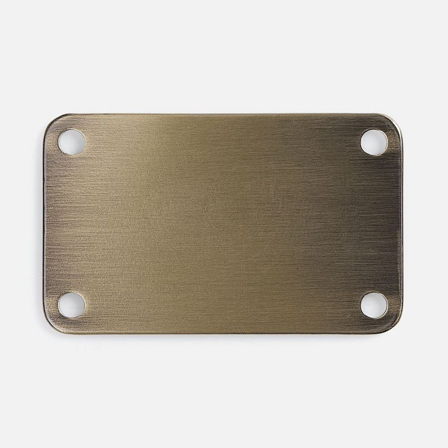 Шильдик металлический Furo, бронзовый