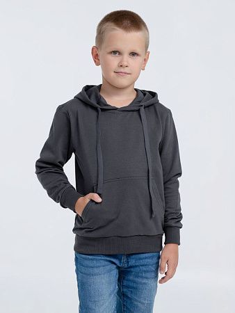 Худи детское Kirenga Kids 2.0, темно-серое (графит), размер 14 лет (154-164 см)