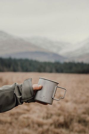 Ультралегкая кружка Nordic Drift Trail из титана, 450 мл