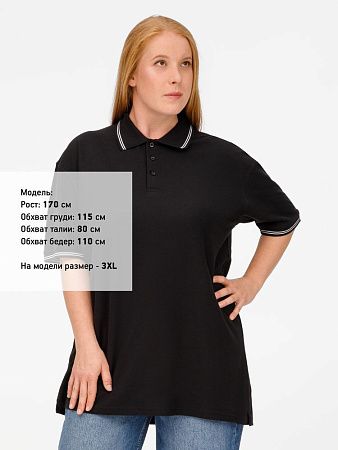 Рубашка поло Virma Stripes, черная, размер L