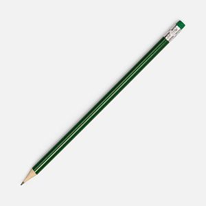 Карандаш простой Hand Friend с ластиком, зеленый