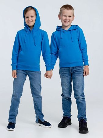 Худи детское Kirenga Kids 2.0, бирюзовое, размер 10 лет (130-140 см)