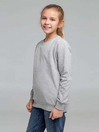 Свитшот детский Toima Kids, серый меланж, размер 6 лет (106-116 см)