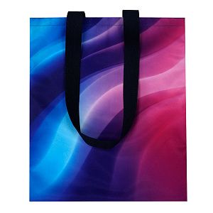 Сумка для покупок Кэди с полноцветной печатью, длина ручек 70 см