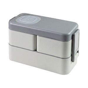 Ланч-бокс  BIEN;1050 мл, 19.5x8.8x12.4 см; серый
