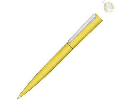 Ручка шариковая металлическая «Brush Gum», soft-touch