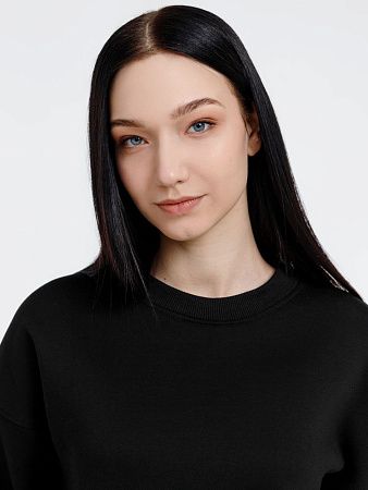 Свитшот оверсайз унисекс True Self, черный, размер L