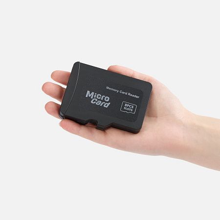 Футляр для карт памяти и SIM-карт Multitask, черный