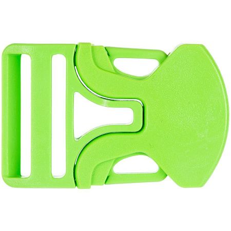Застежка-пряжка односторонняя Triden, зеленый неон