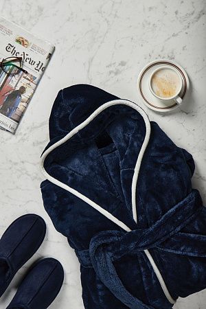 Банный халат VINGA Louis из rPET GRS, L-XL, унисекс, 350 г/м²