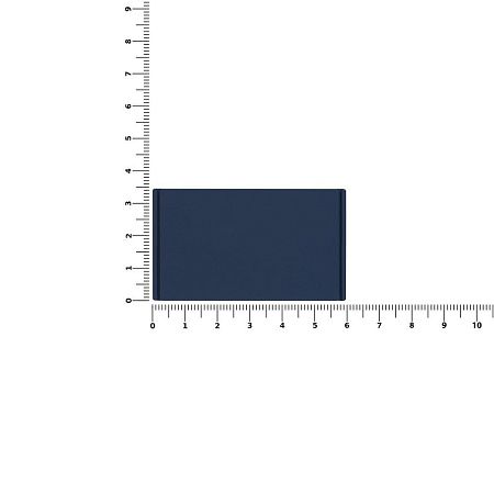 Лейбл из ПВХ Dzeta, M, темно-синий