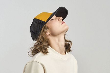 Бейсболка RAPPER-S, 5 клиньев, пластиковая застёжка