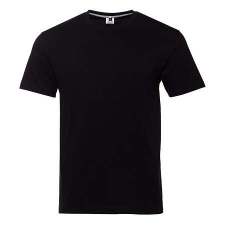 Футболка унисекс без бокового шва STAN хлопок 160, 02, Чёрный,  (20)  (50/L)