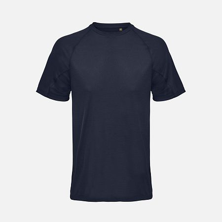 Футболка спортивная унисекс Vortex, темно-синяя, размер XS