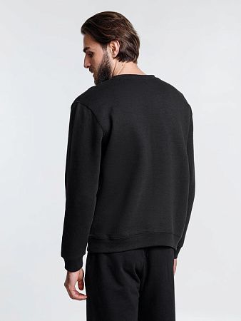 Свитшот унисекс Delta, черный, размер M