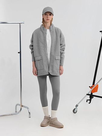 Куртка унисекс Oblako, светло-серая, размер XL/2XL