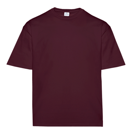 Футболка унисекс оверсайз STAN хлопок 240, 56, Бордовый,  (66)  (50/L)