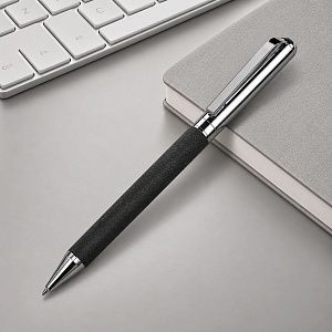 Ручка шариковая «Venera» из переработанной стали и переработанной кожи
