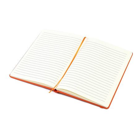 Блокнот A5 Monte в твёрдом переплёте, оранжевый