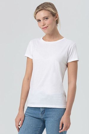 Футболка женская Miss 150, белая, размер S