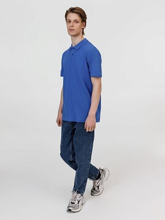 Рубашка поло унисекс Pulse, ярко-синяя (royal), размер 4XL