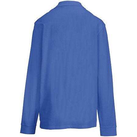 Рубашка поло унисекс с длинным рукавом Pacific LSL, ярко-синяя (royal), размер 3XL