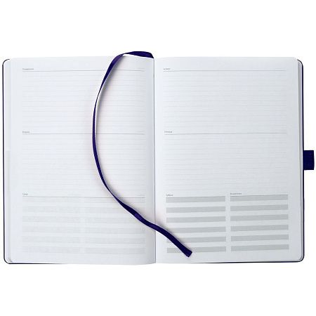 Еженедельник Lucky, недатированный, синий