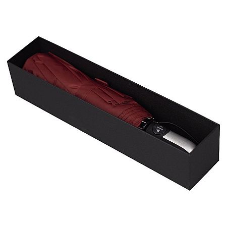 Зонт складной автоматический  Forest BERGEN, диаметр 116 см, 10 панелей, с UV защитой в подарочной коробке, бордовый