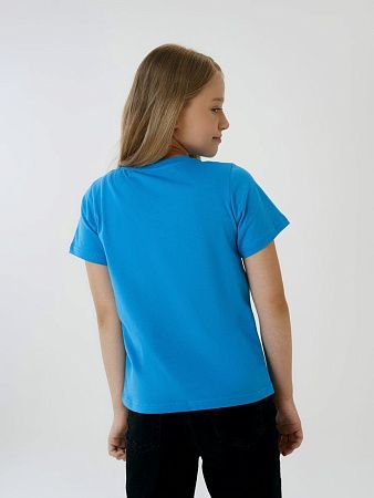 Футболка детская T-Bolka Kids, бирюзовая, размер 14 лет (154-164 см)
