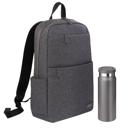 Подарочный набор Forst, Allegra, серый (рюкзак, термобутылка)