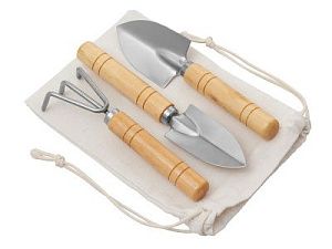 Садовый набор CROCUS из 3 предметов, цвет: бежевый