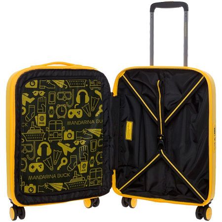 Чемодан Logoduck S, желтый