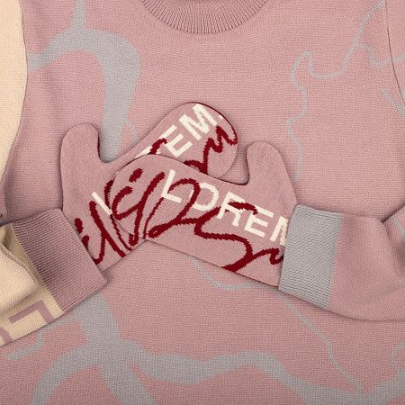 Варежки на заказ Mani, полушерсть, размер M